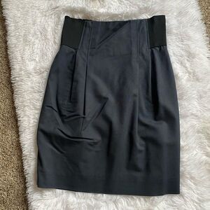 BCBGMAXAZRIA Skirt Pencil Elastic Sides Women’s Size‎ 0 Long Career Wear Office